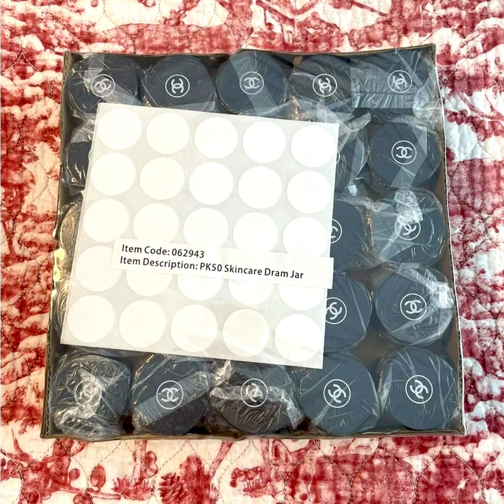 Chanel Dram Jars, 50 count